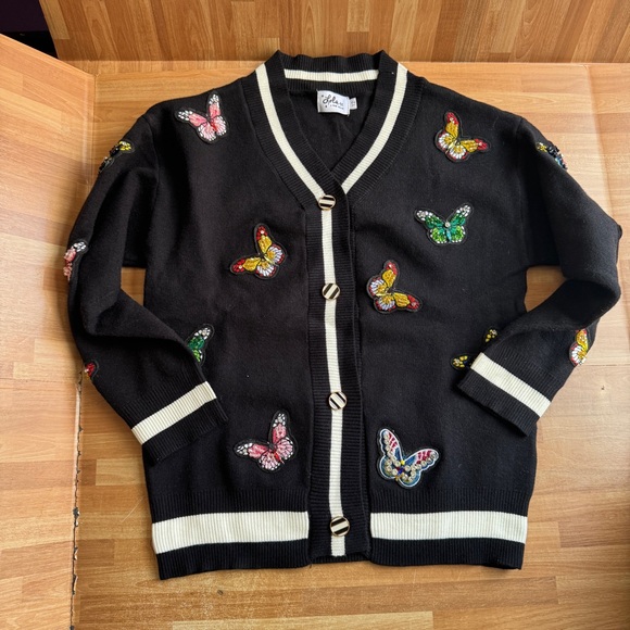 Lola + The Boys Other - Lola + The Boys butterfly cardigan, size 12
